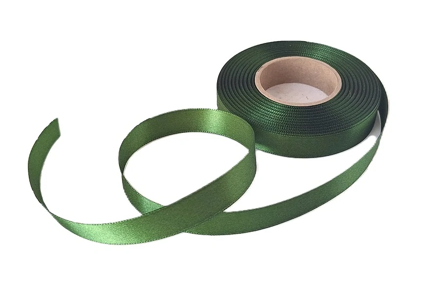 Stuha taftová 15 mm x 2 m, zelená