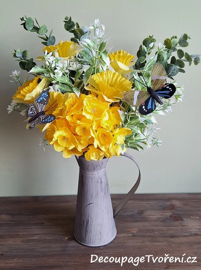 Džbán 0,7 l šedá/hnědá