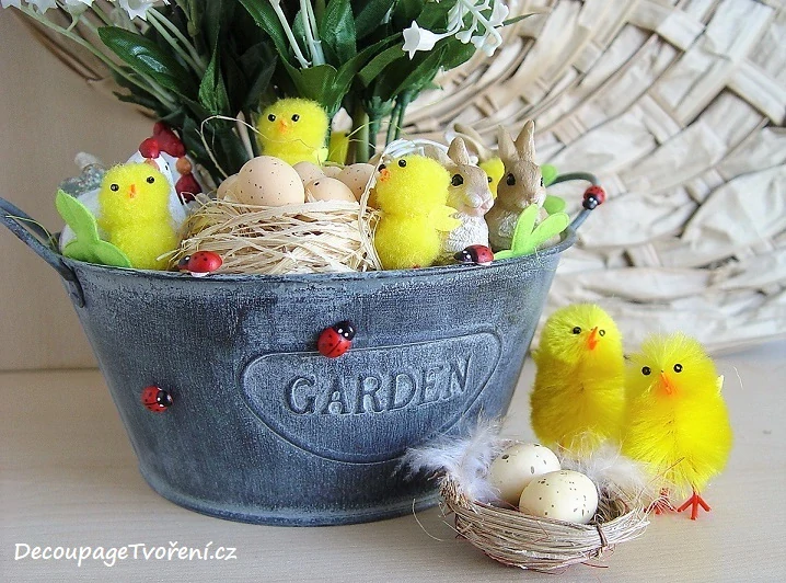 Kuřátko 4 cm, 3 ks