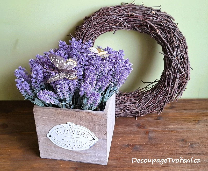 Levandule 23 cm, svazek 6 ks