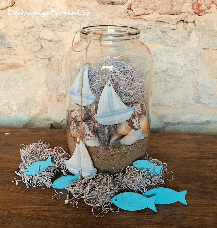 Loďka 7,5 cm závěs