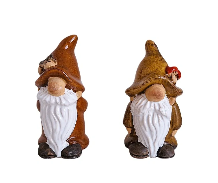 Skřítek 9 cm, žaludy/muchomůrky (mix)