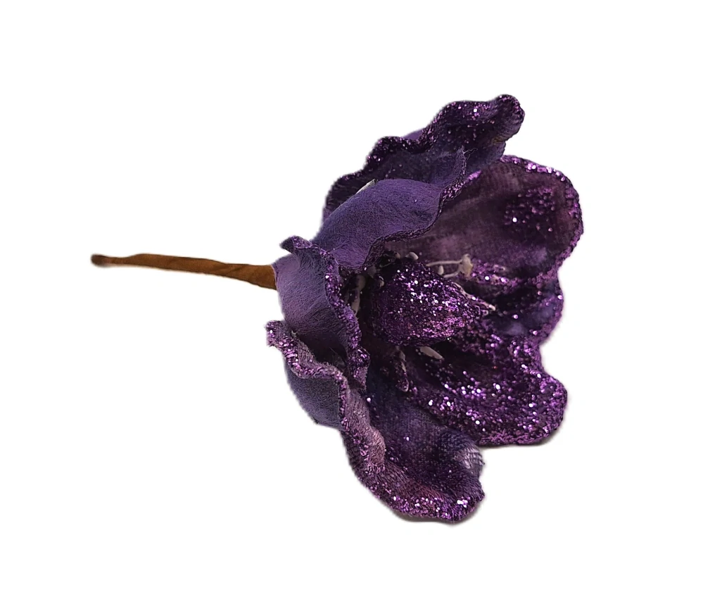 Čemeřice 15 cm fialová (třpytky)