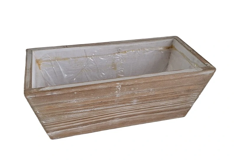 Truhlík 25 cm dřevo, přírodní (L)