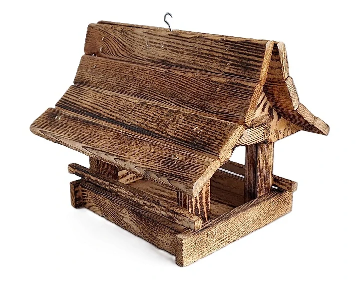 Ptačí krmítko 27 cm, opálené