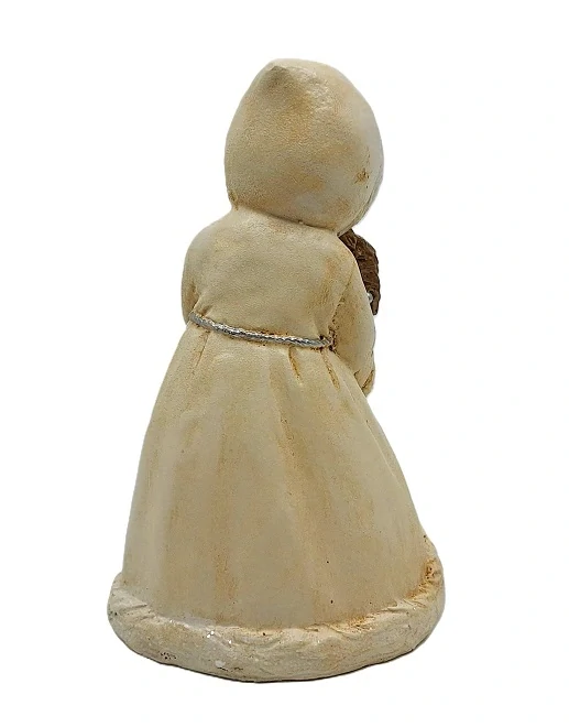 Děvče Vintage 12,5 cm, s věnečkem