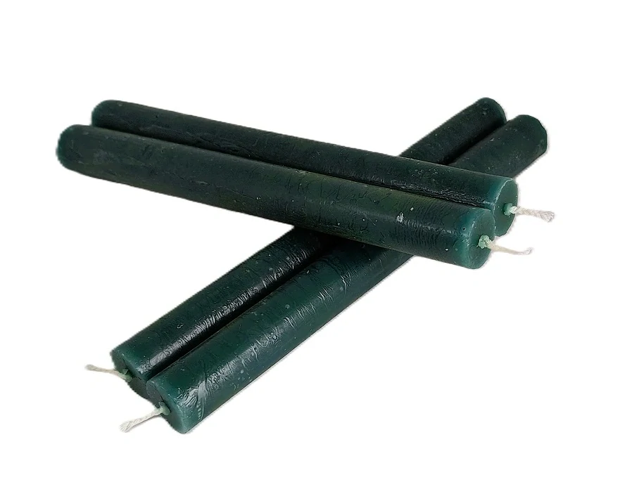 Svíčka kónická 20x2 cm 4 ks, tyrkysová