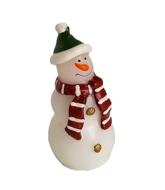 Svíčka sněhulák 11 cm