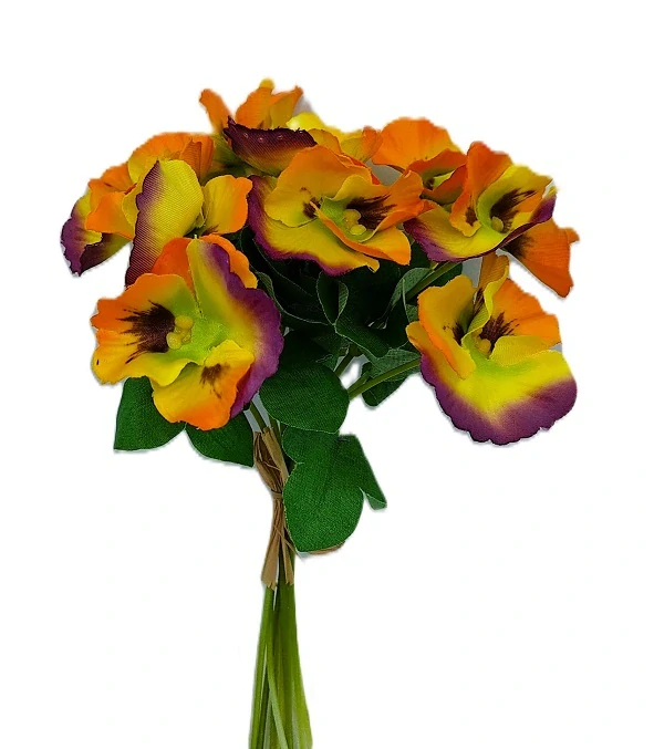 Maceška 20 cm svazek 9 ks, žlutá