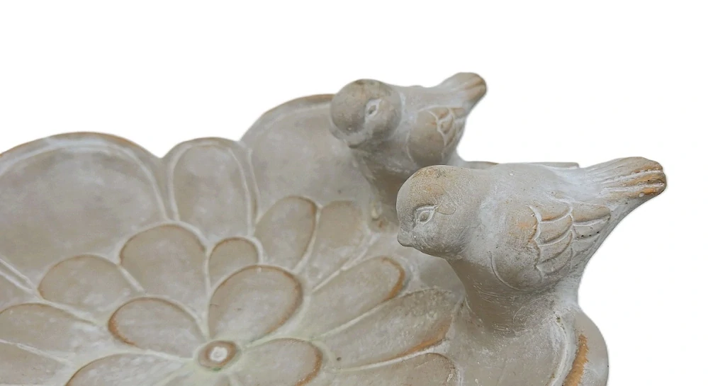 Pítko 28 cm s ptáčky, okvětní lístky