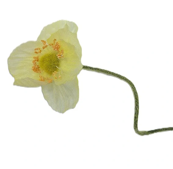 Vlčí mák 45 cm, květ bílá