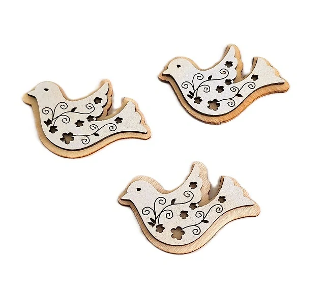 Holubice 4 cm výsek, 6 ks