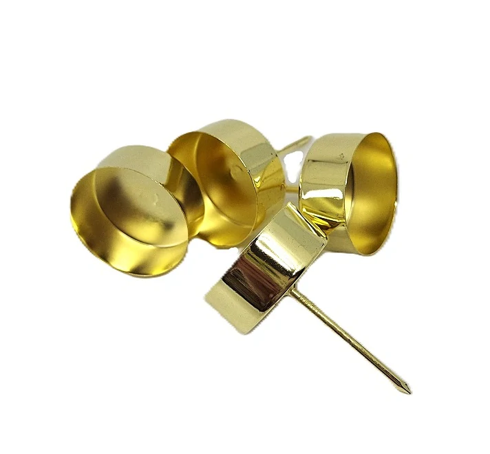 Držák svíček Ø 4 cm zlatá, 4 ks