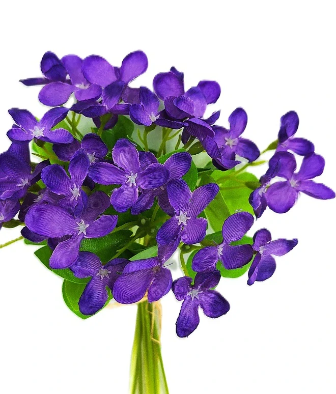 Fialky 20 cm svazek 11 ks, fialová