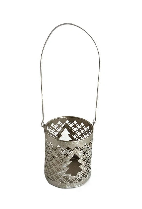 Svícen 8 cm stromek, šampaň