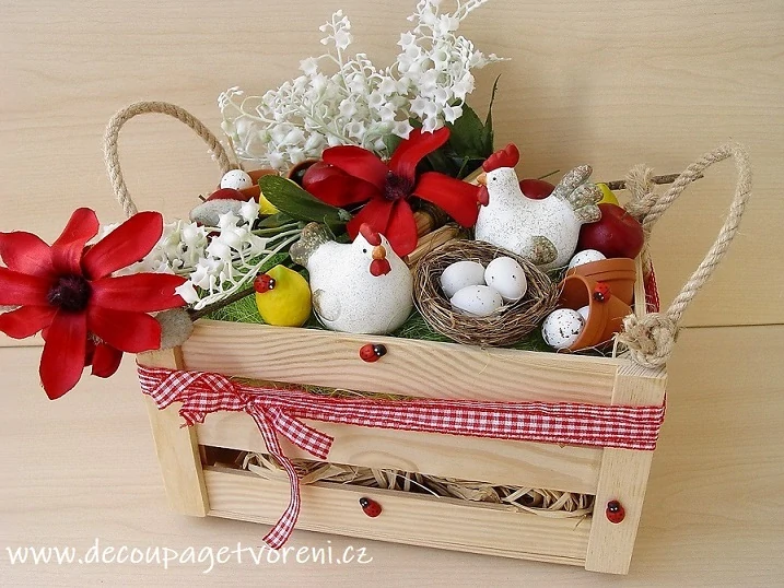 Vejce 2,5 cm strakatá/bílá, 10 ks