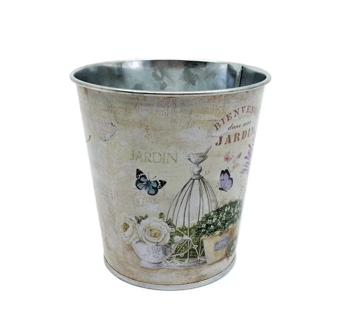 Obal 10,5 cm Vítejte v zahradě - levandule (plech)