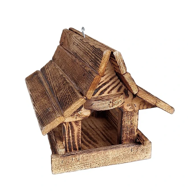 Ptačí krmítko 27 cm, opálené