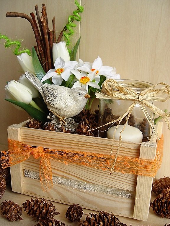 Stuha uzlíky 50 mm x 1 m, oranžová