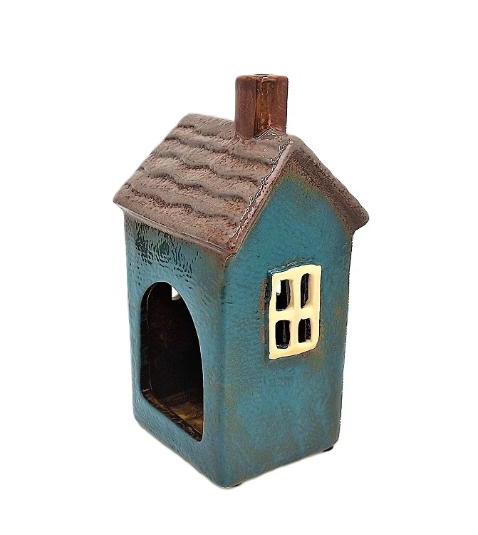 Svícen domek č. 15190, tyrkysová