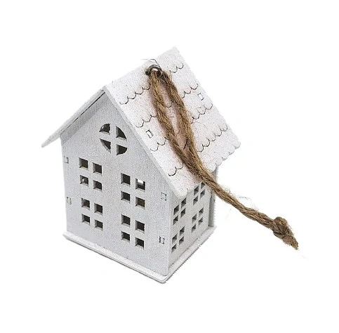 Domek 7,5 cm LED, hvězdy