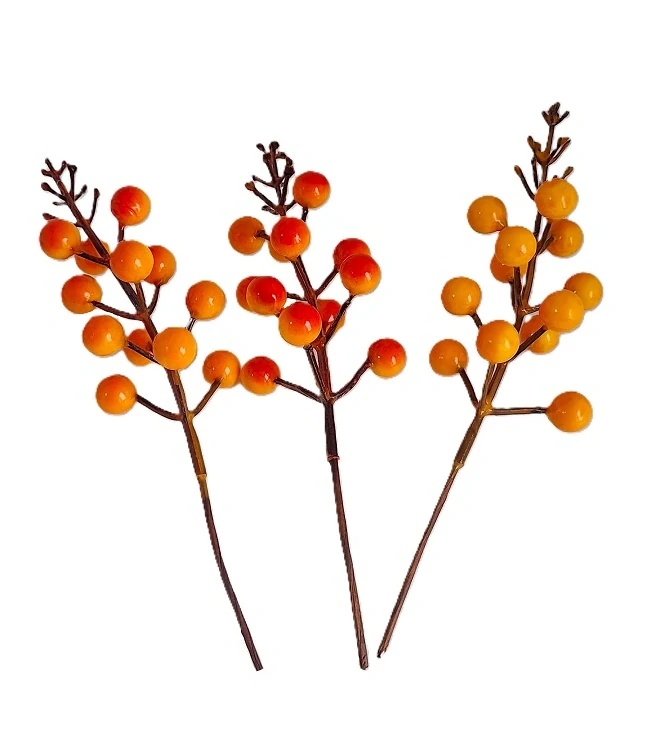 Rakytník 20 cm bobule, oranžová (RS)