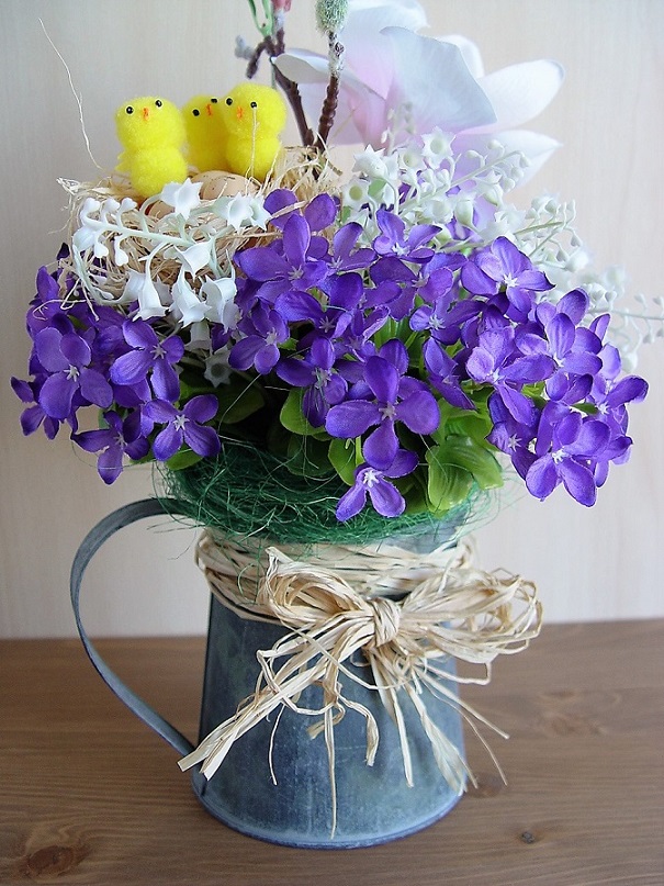 Fialky 20 cm svazek 11 ks, fialová