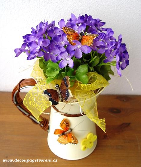 Fialky 20 cm svazek 11 ks, fialová