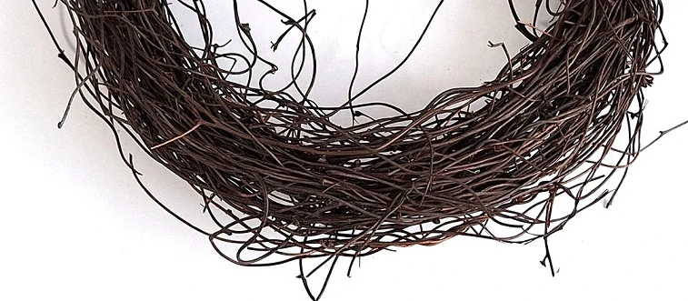 Věnec 25 cm, jemné proutí