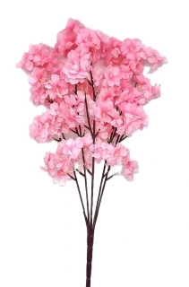 Větev 50 cm třešeň, růžová