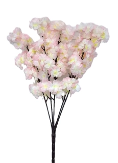 Větev 50 cm třešeň, bílá