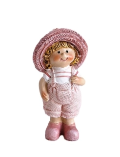 Děti 8,5 cm květinové, chlapec (růžová)