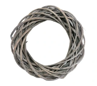 Věnec 26 cm Rustic, šedá