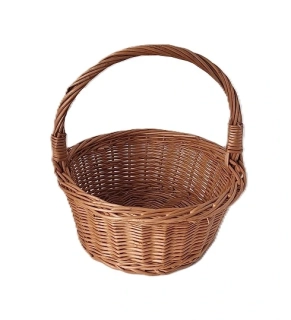 Košík 21 cm kulatý/nízký, vrba