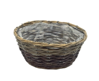 Miska 25x11 cm, proutí světlá/tmavá (RS)