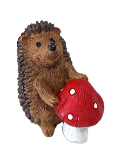 Ježek a muchomůrka 7 cm, vzor A (RS)