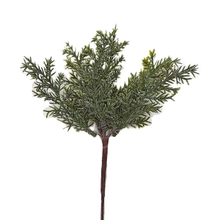 Cypřiš 20 cm zelená třpytky, 6 ks