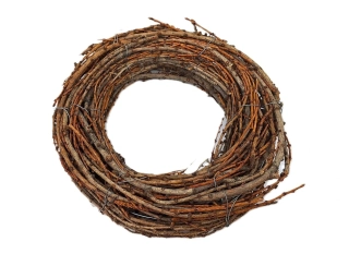 Věnec 25 cm modřín, přírodní
