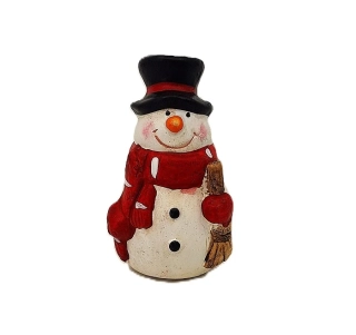 Sněhulák 9 cm s koštětem (RS)