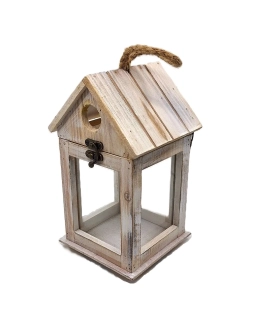 Lucerna 25 cm domek