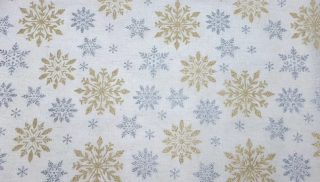 Běhoun 36 cm x 1 m vločky bílá (KL)