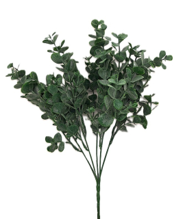 Eukalyptus 35 cm, zelená ojíněná (KL)