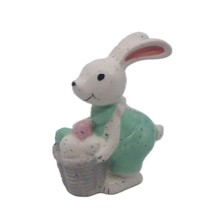 Zajíc 11 cm Easter, koš vajec