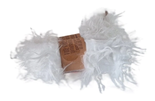 Kožešina 180x8 cm, bílá