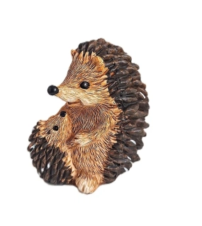Ježek s mládětem 7,5 cm