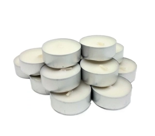 Svíčka čajová 38 mm/4 hod. bez vůně, 5 ks