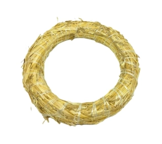 Věnec 25 cm, sláma