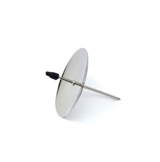 Bodec Ø 5 cm stříbrná lesklá, 4 ks