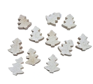 Stromky 3,5 cm bílá, 6 ks