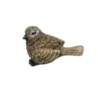Ptáček 6,5 cm, hnědá 